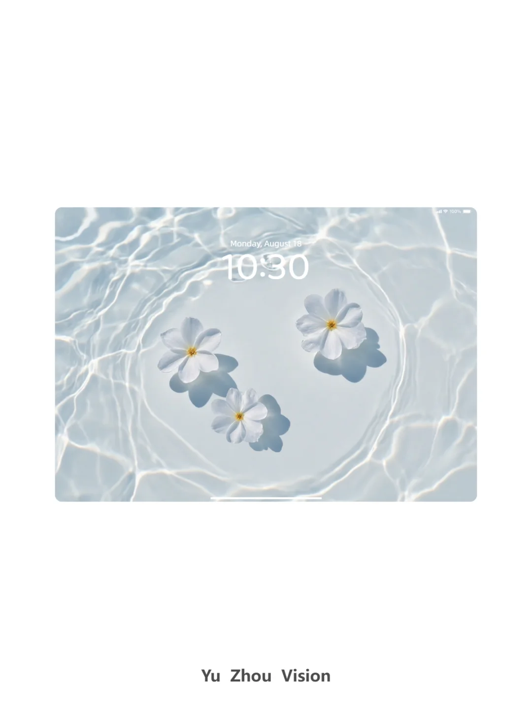 水中浮白 | 氛围感壁纸