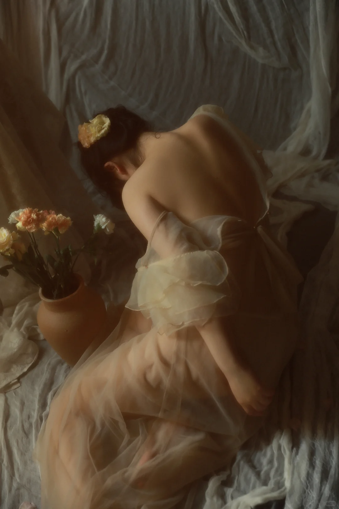 温柔的风中，带着玫瑰与晨露