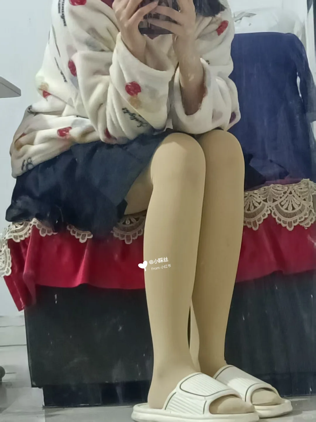 天冷加袜裤，冷冷冷