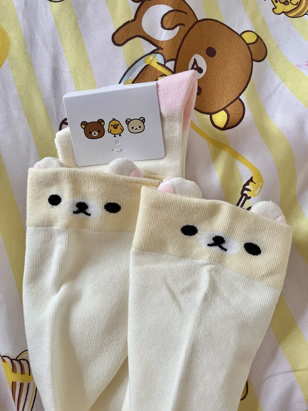 可爱的熊妹过膝袜o㉨o