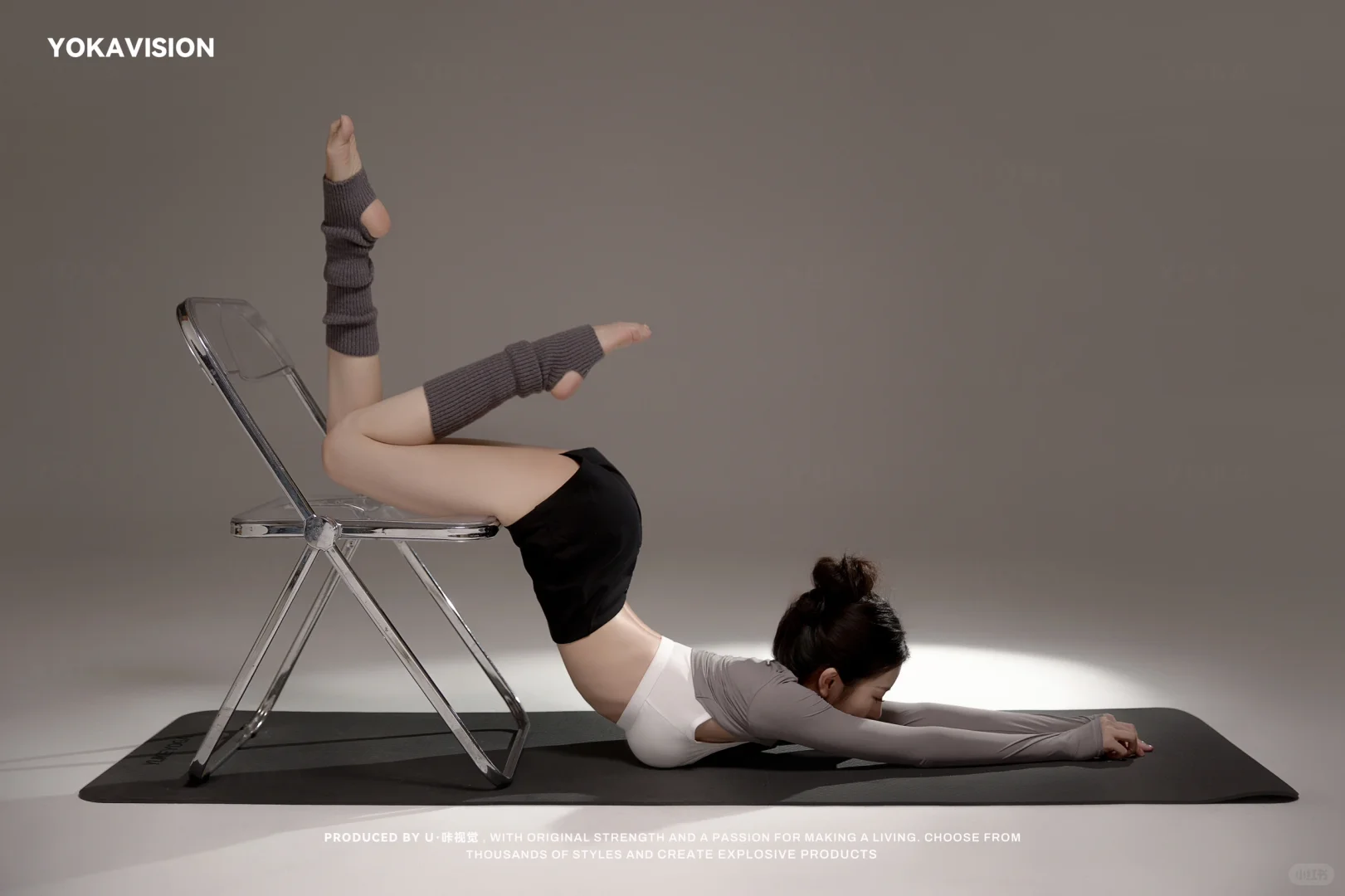 瑜伽轻氧少女青岛写真🤍力量的尽头是柔美