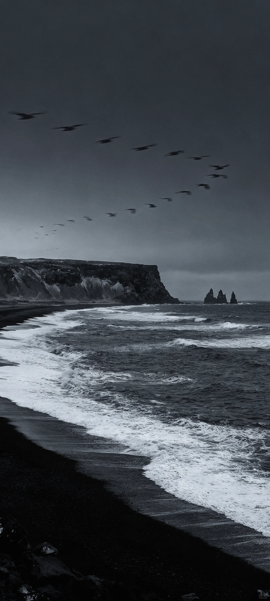 写实壁纸｜黑滩