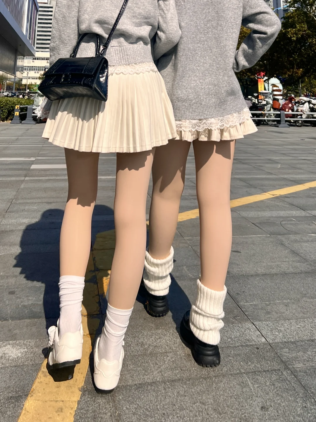 堆堆袜+光腿神器yyds！不说看不出穿了