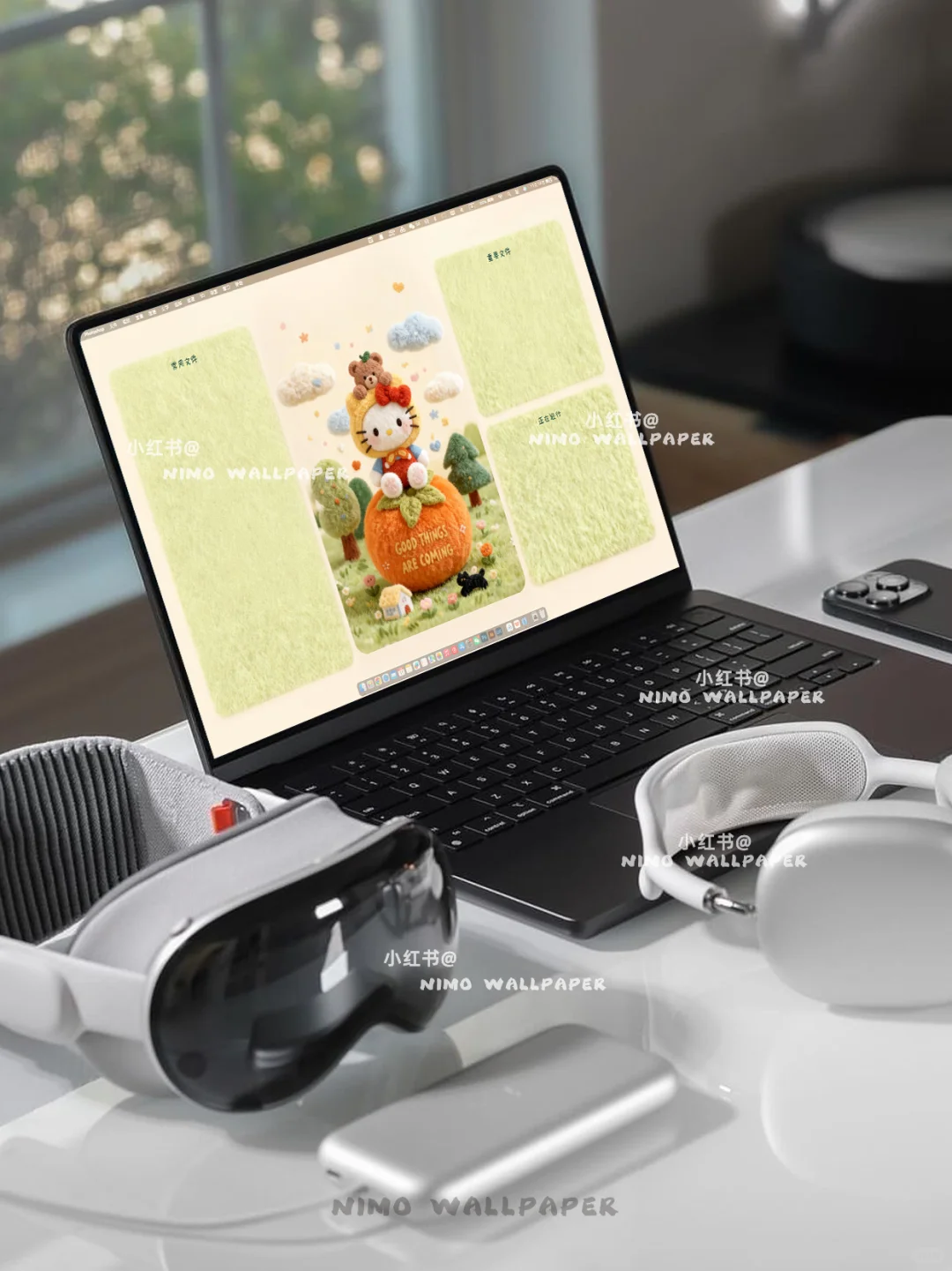 Kitty 🍅 柿柿如意丨毛绒版电脑壁纸丨263