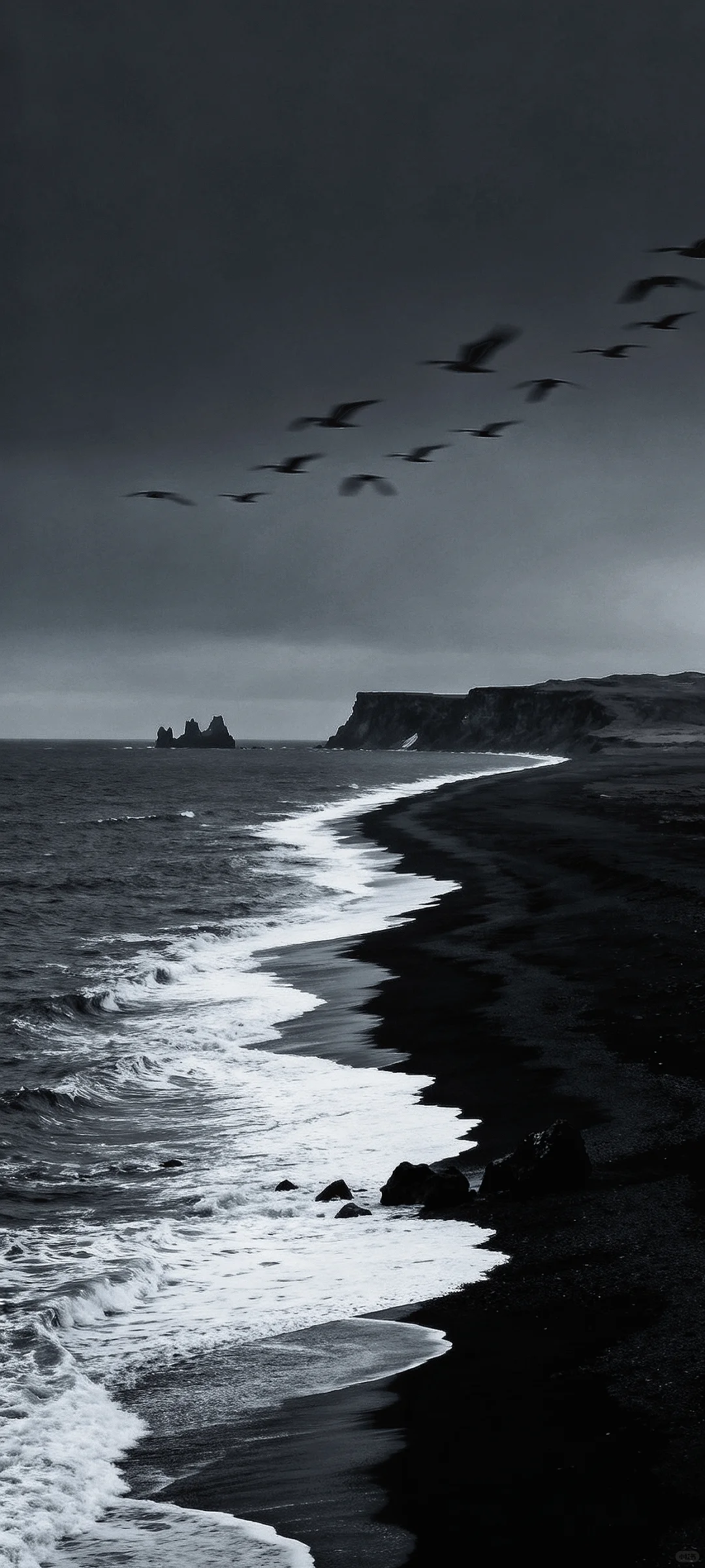 写实壁纸｜黑滩