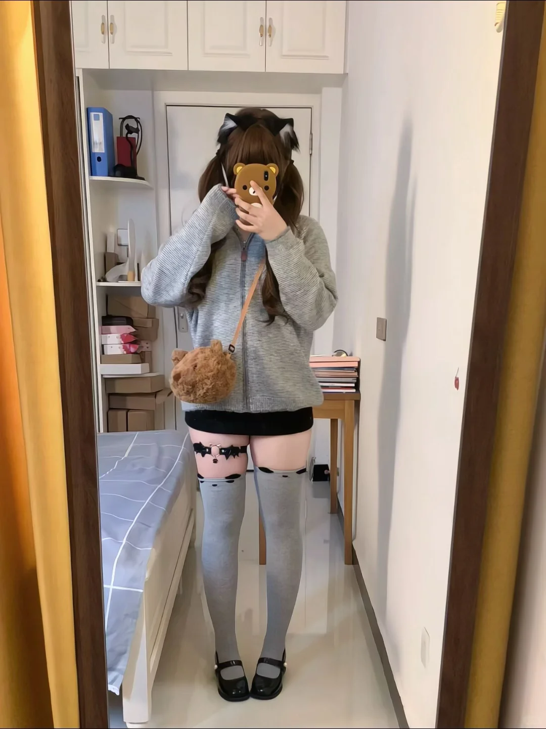 158/120 微胖肉肉感秋冬甜妹穿搭～🐈‍⬛🐾