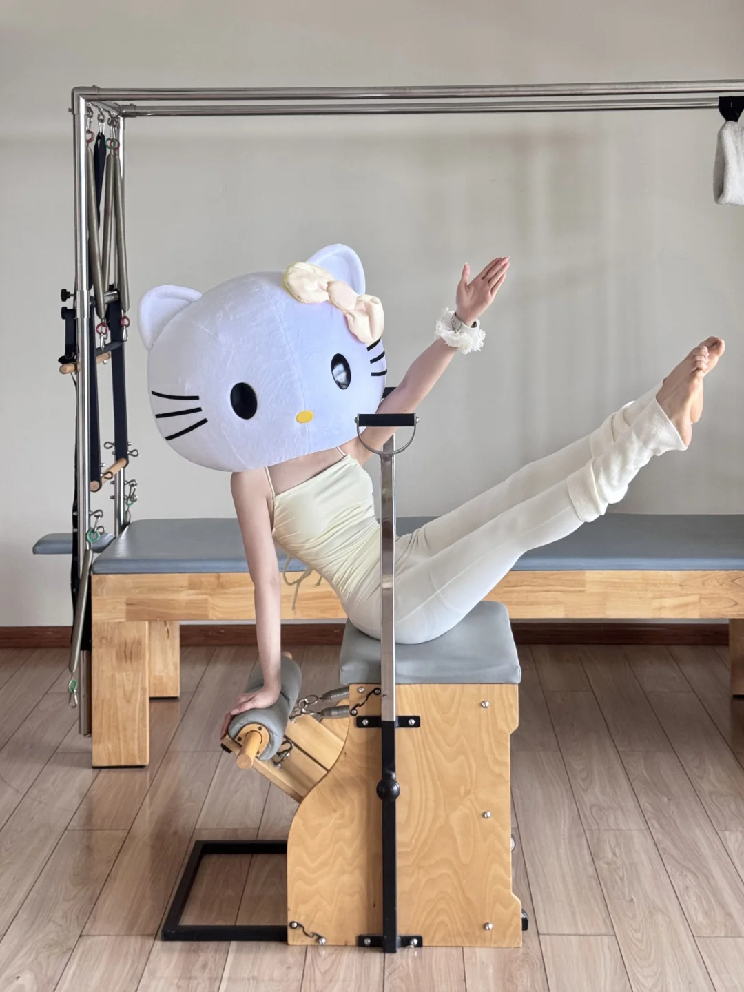 Kitty女士的普拉提日常💛🩵