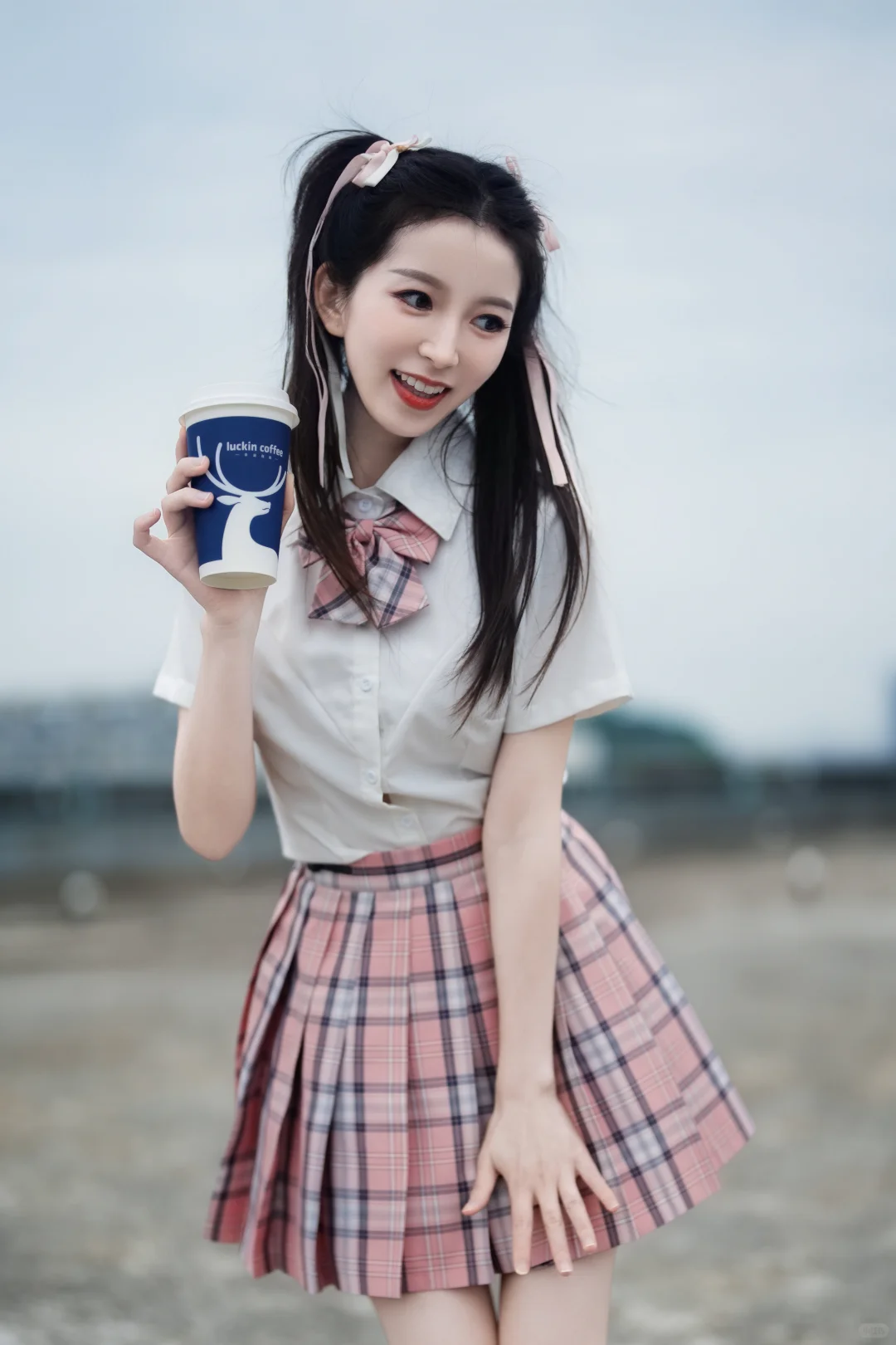 双马尾JK 给你不一样的感觉！