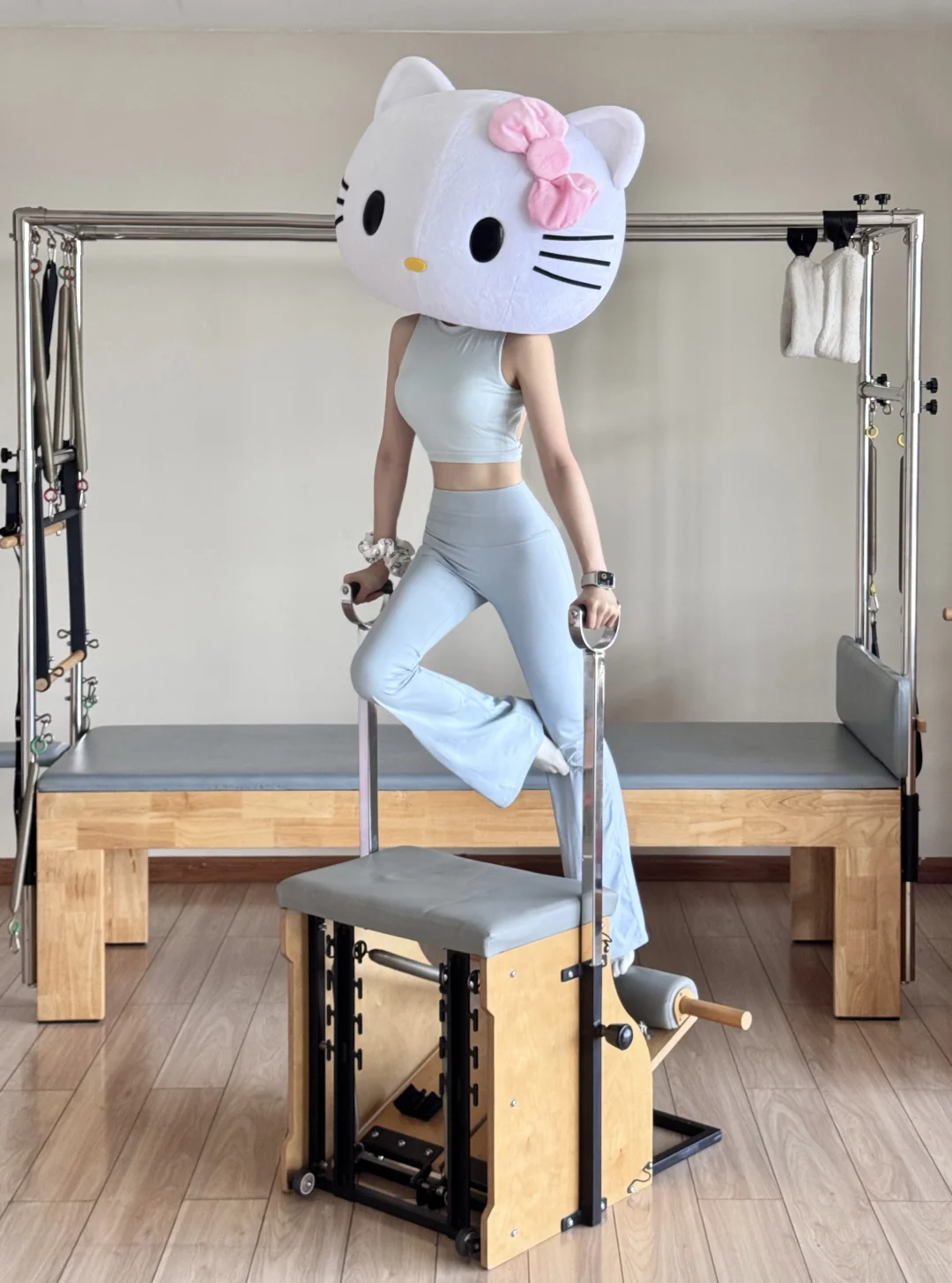 Kitty女士的普拉提日常💛🩵