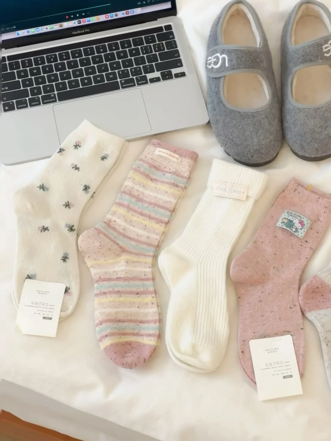 少女感粉色系袜子🎀～氛围感🧦暖暖过冬啦