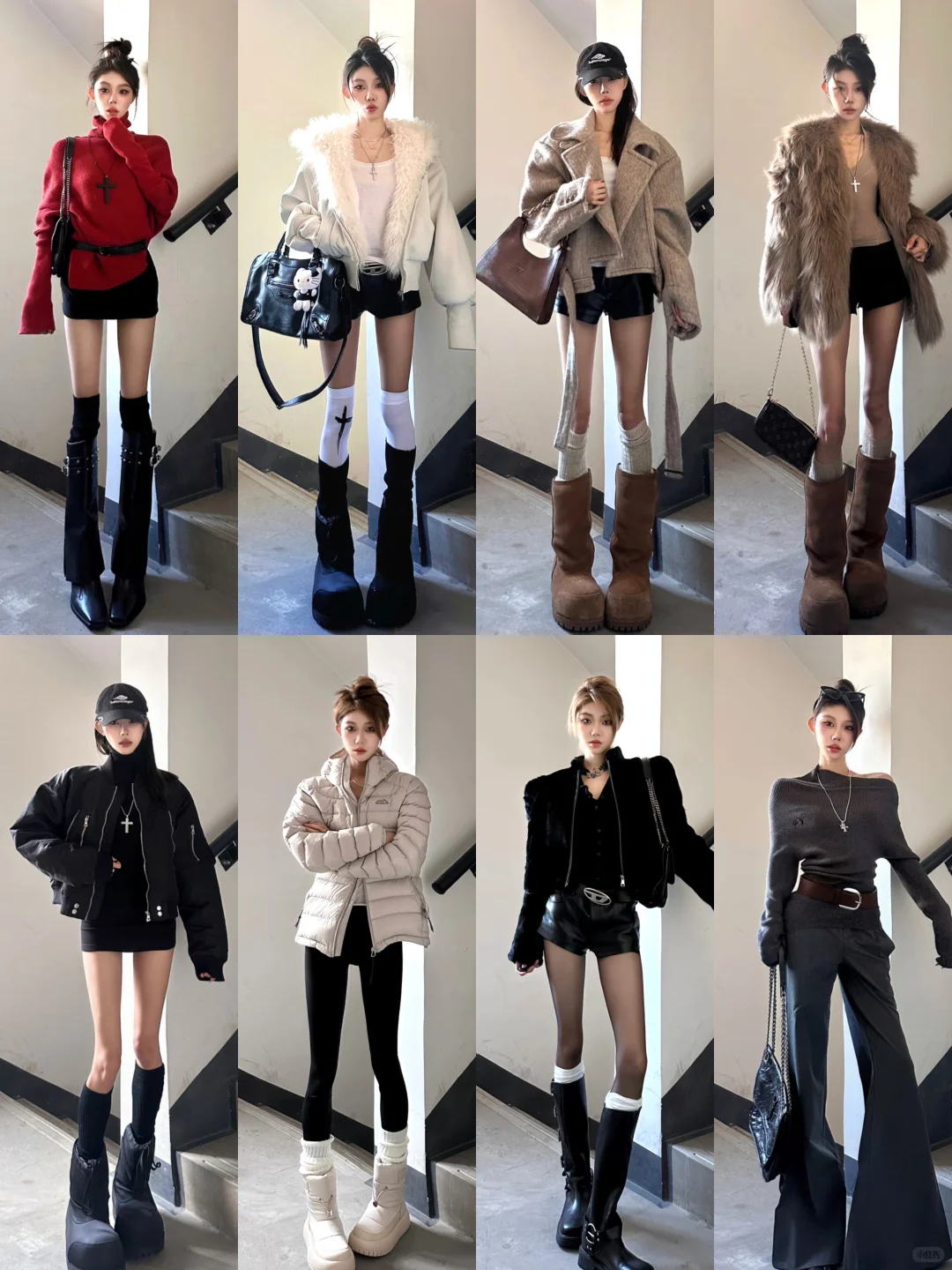 4⃣️8⃣️套秋冬打底袜穿搭｜光腿神器穿搭