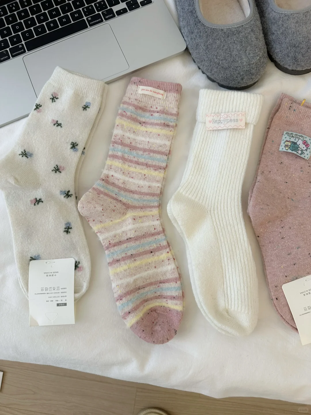 少女感粉色系袜子🎀～氛围感🧦暖暖过冬啦