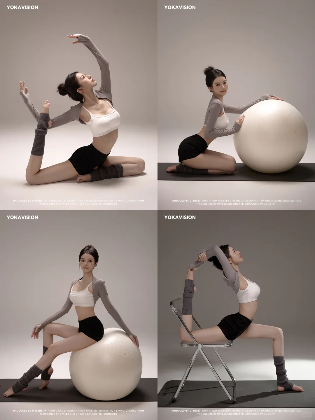 瑜伽轻氧少女青岛写真🤍力量的尽头是柔美