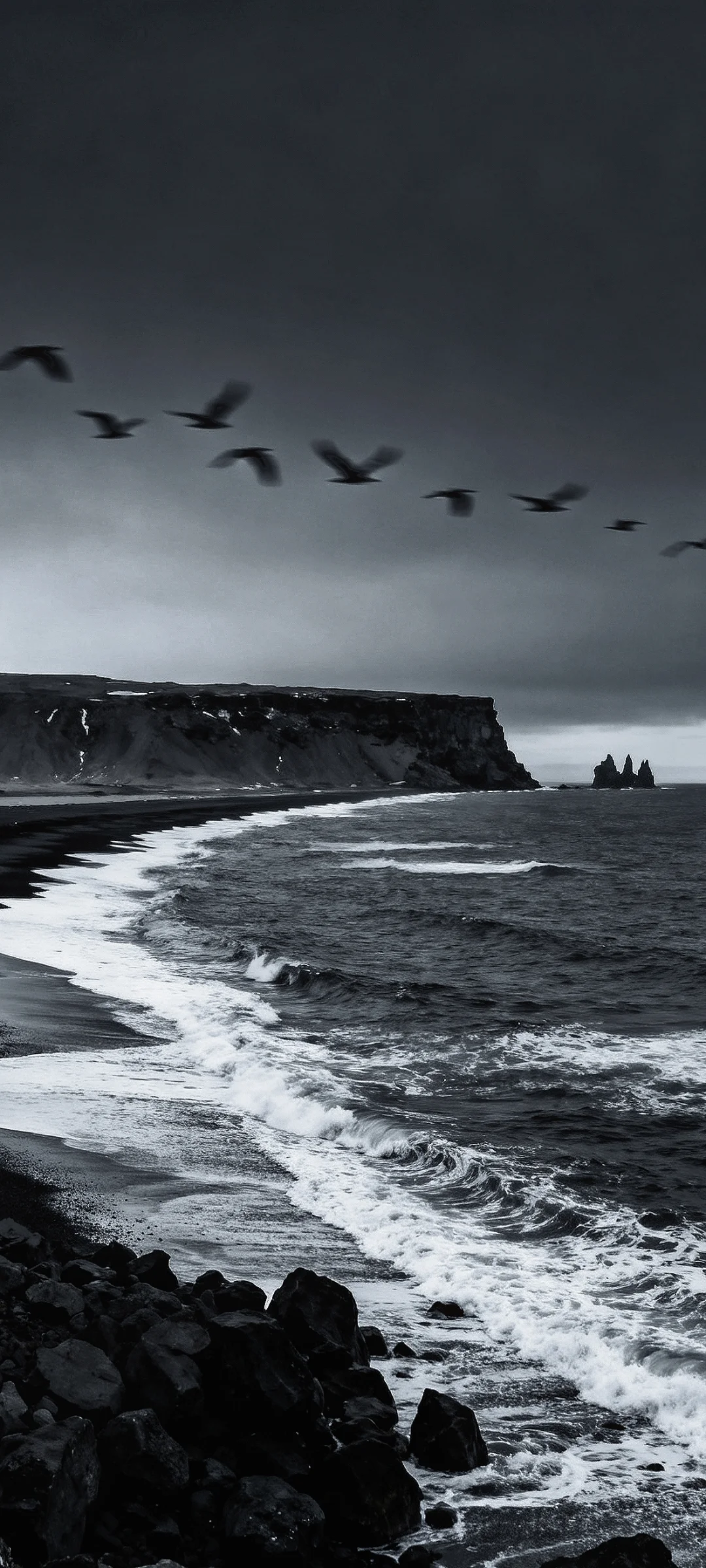 写实壁纸｜黑滩