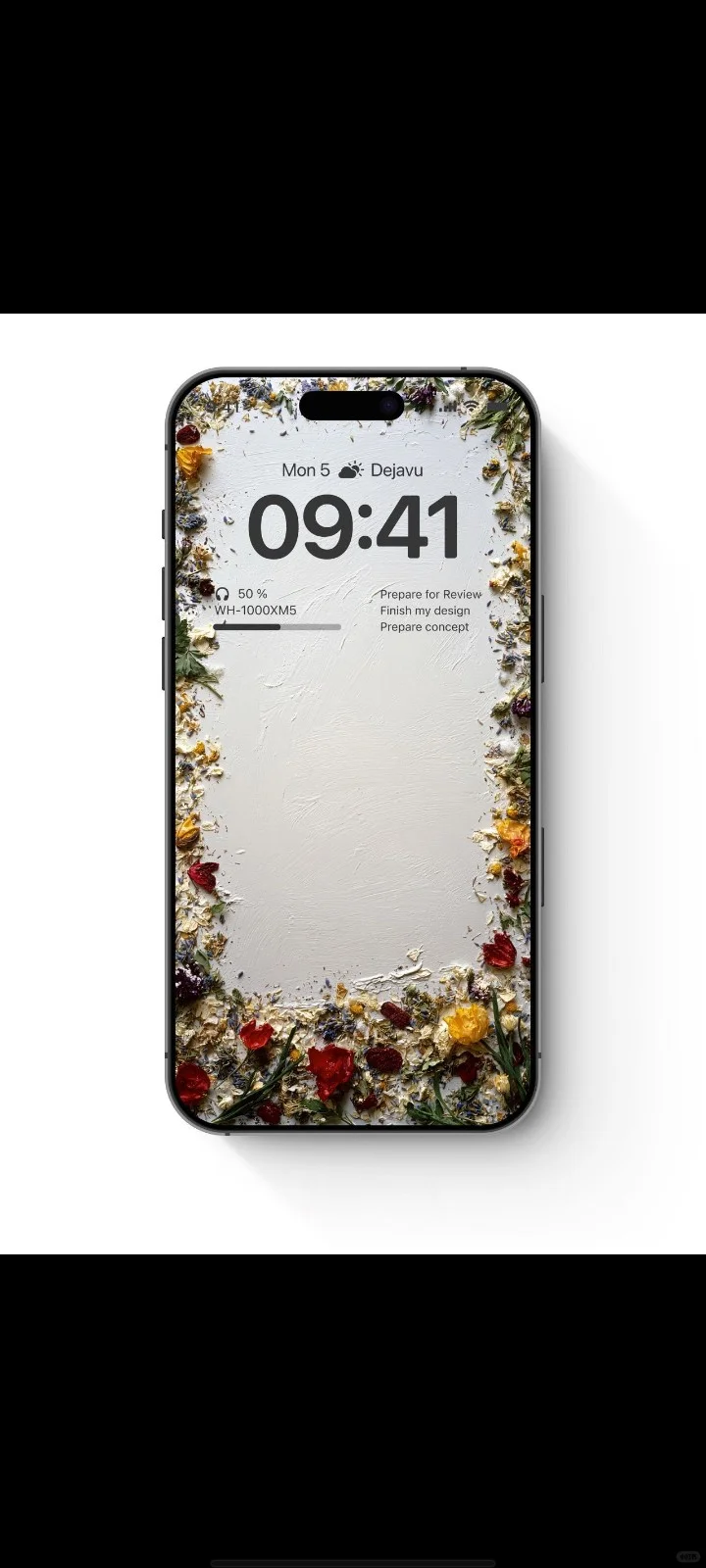 简约的风，花框留白高清丨高清壁纸