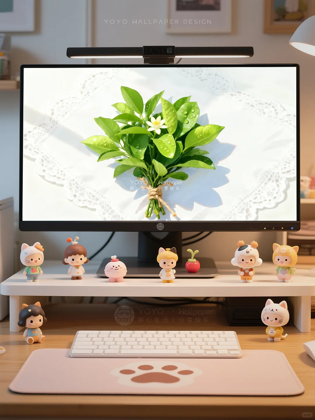 🍃晦气消散·柚子叶电脑壁纸|444