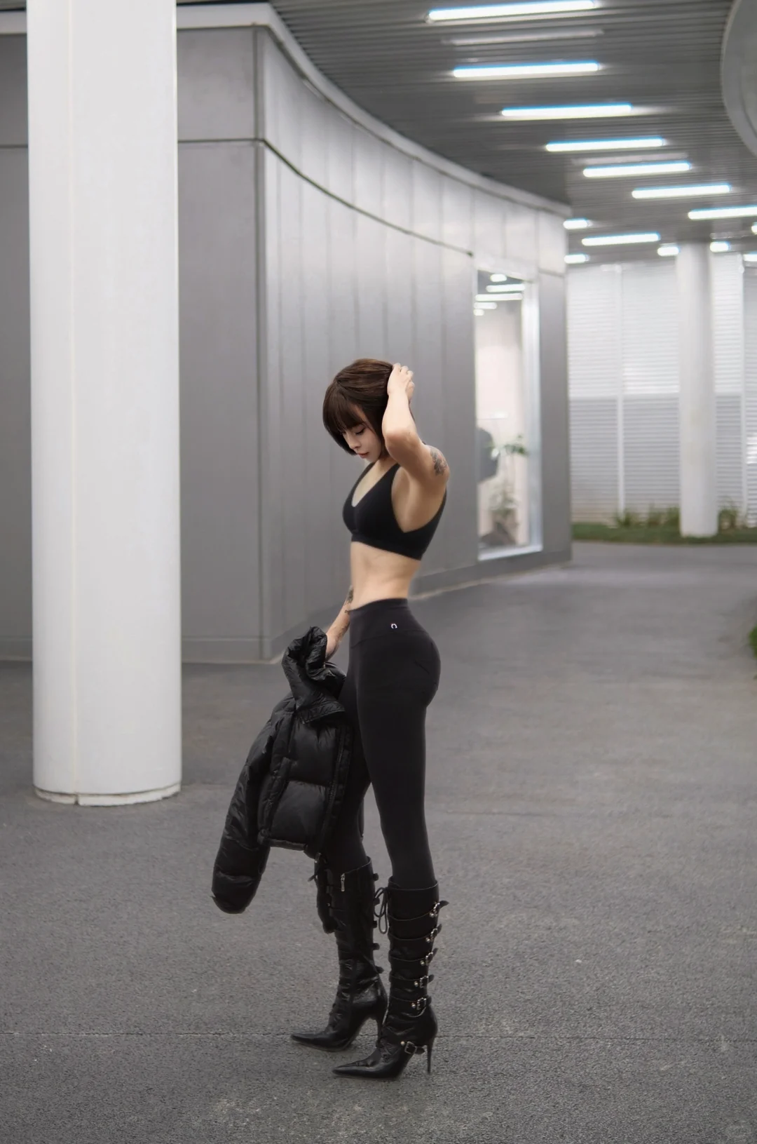 👙41岁我在当模特👙瑜伽服寄拍