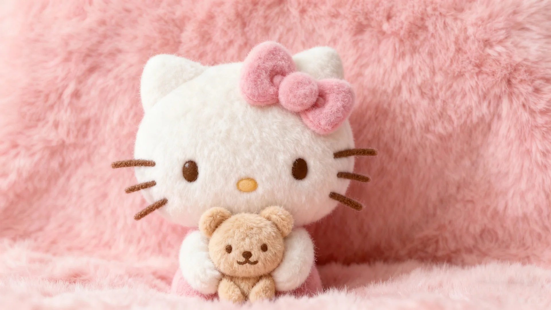 毛绒绒的HelloKitty电脑壁纸18张