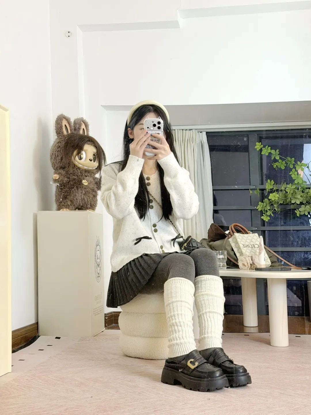 灰色系袜裤也太绝了🐈‍⬛🐾！