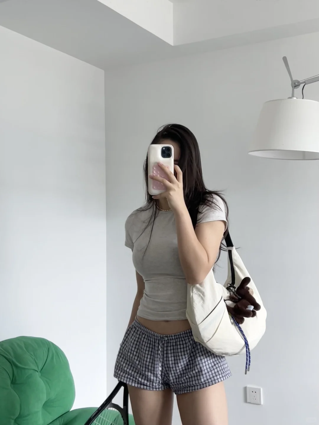 pleated包｜白色牛角好“女大学生”🥛🥐