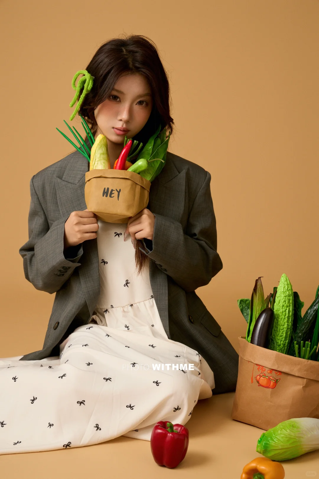 真的好喜欢这个蔬菜风写真