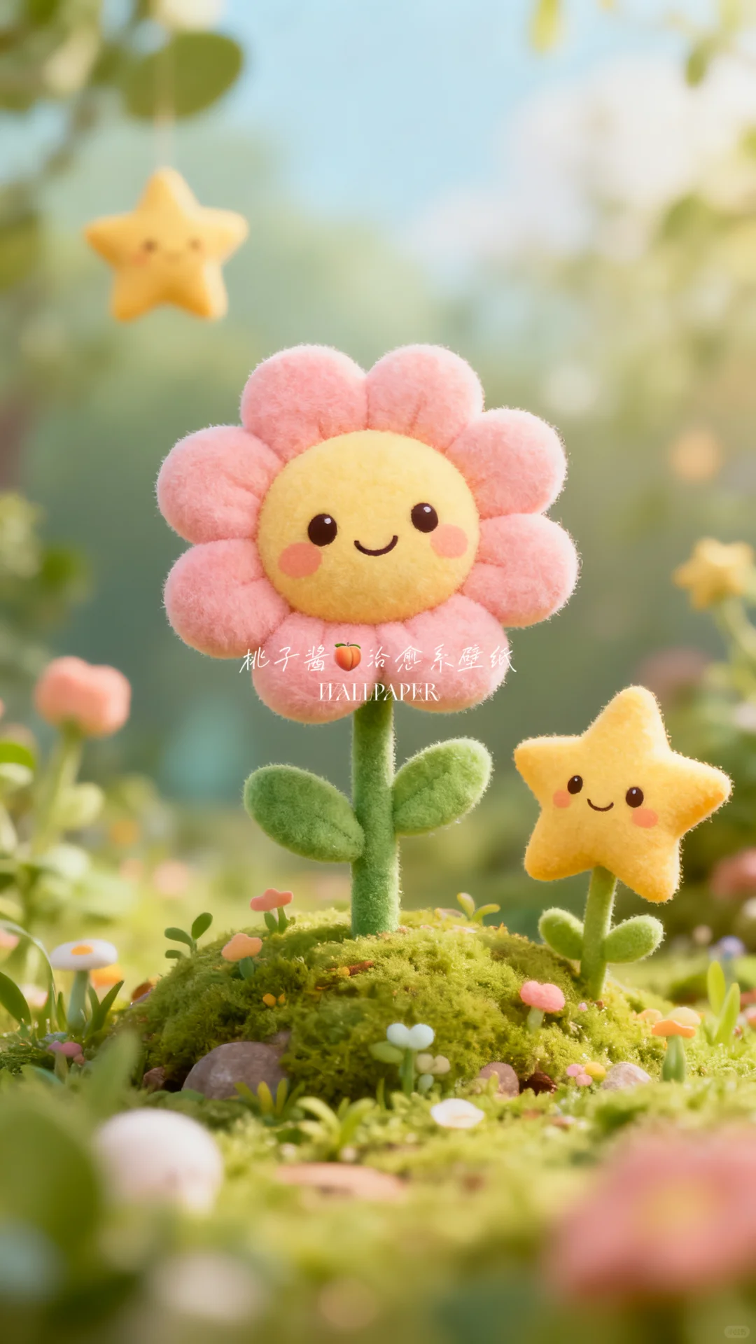 治愈系 | 毛绒星光花朵