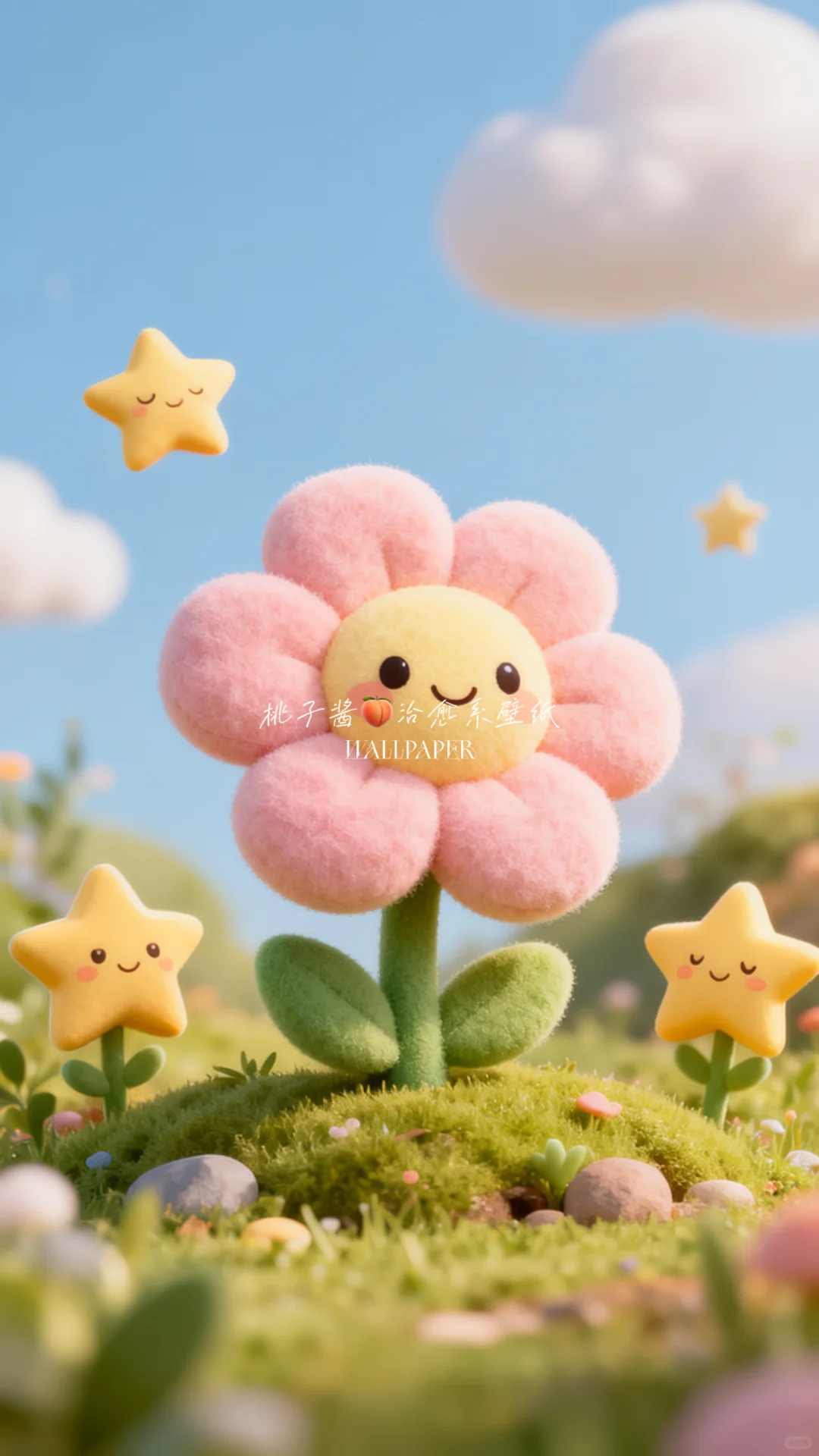 治愈系 | 毛绒星光花朵