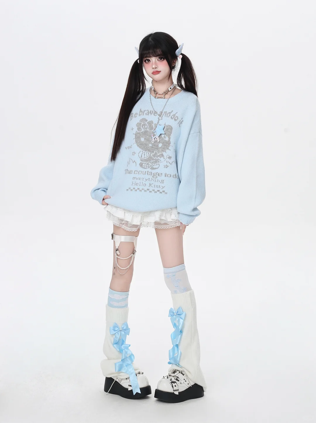 🎐一抹蓝色|一周7天返校穿搭！！