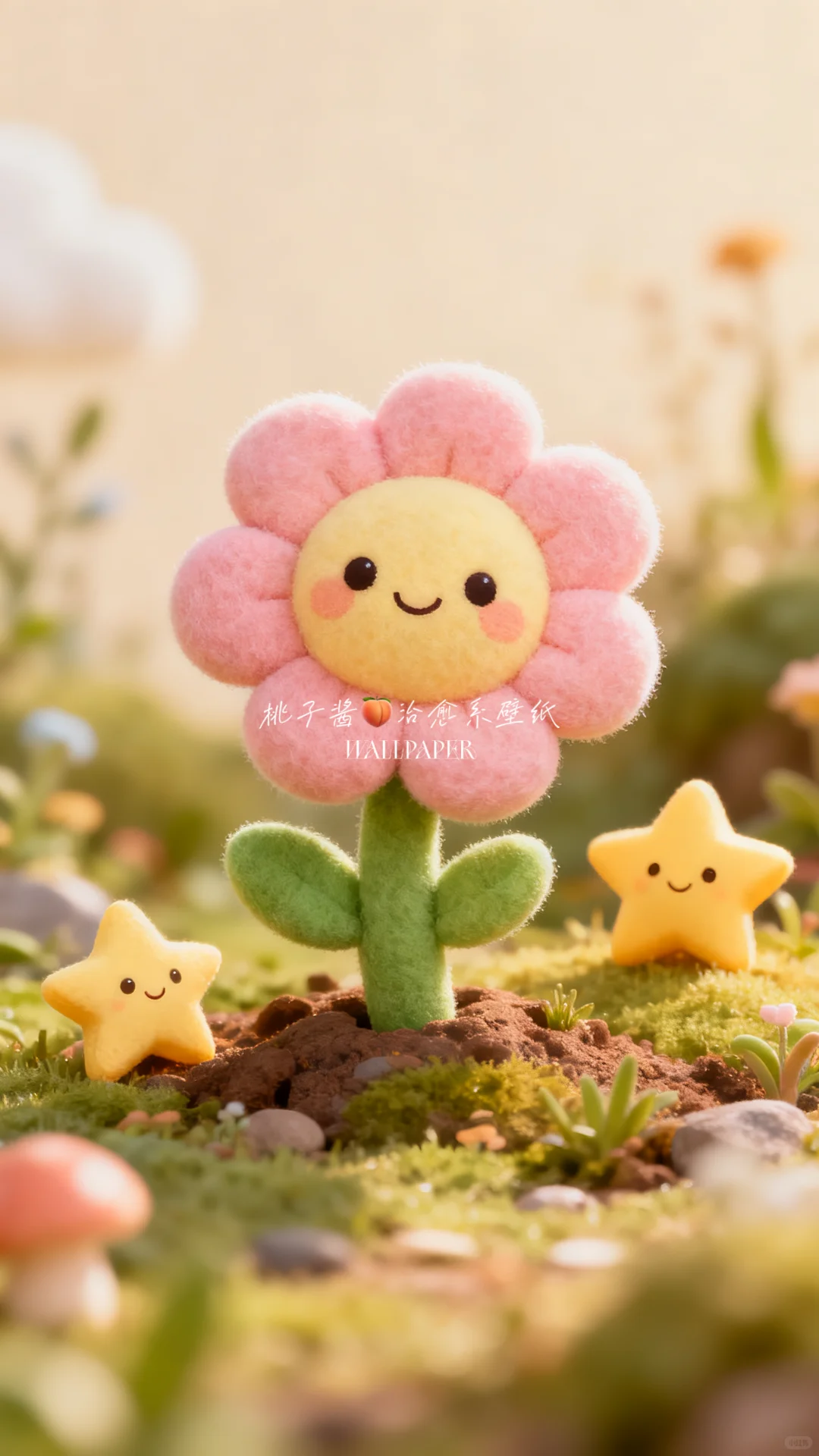 治愈系 | 毛绒星光花朵