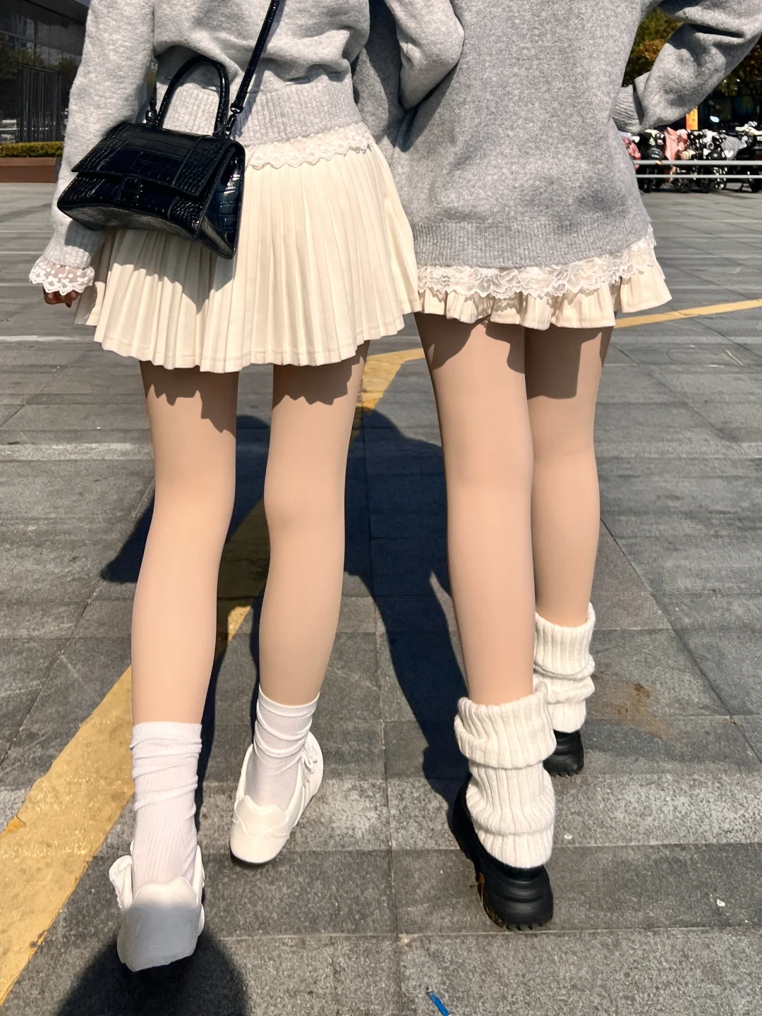 堆堆袜+光腿神器yyds！不说看不出穿了