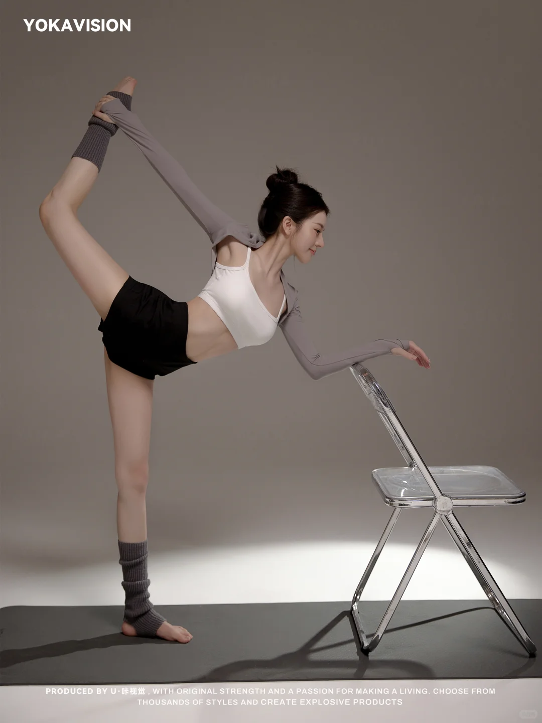 瑜伽轻氧少女青岛写真🤍力量的尽头是柔美