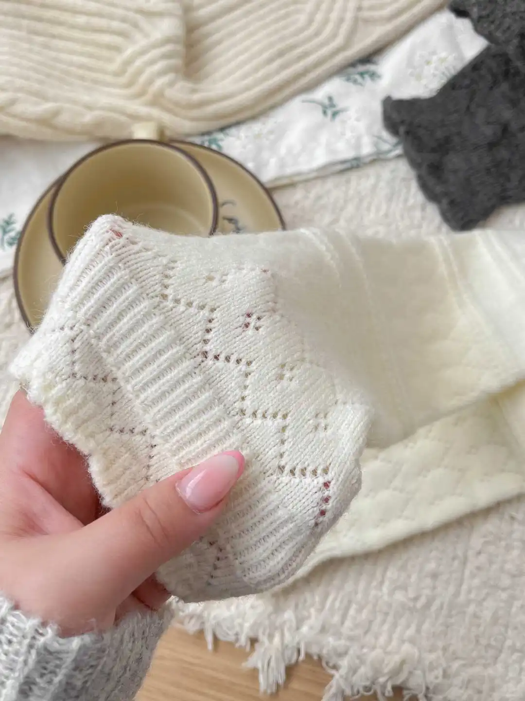 终于找到穿靴子可以搭的袜子了✨