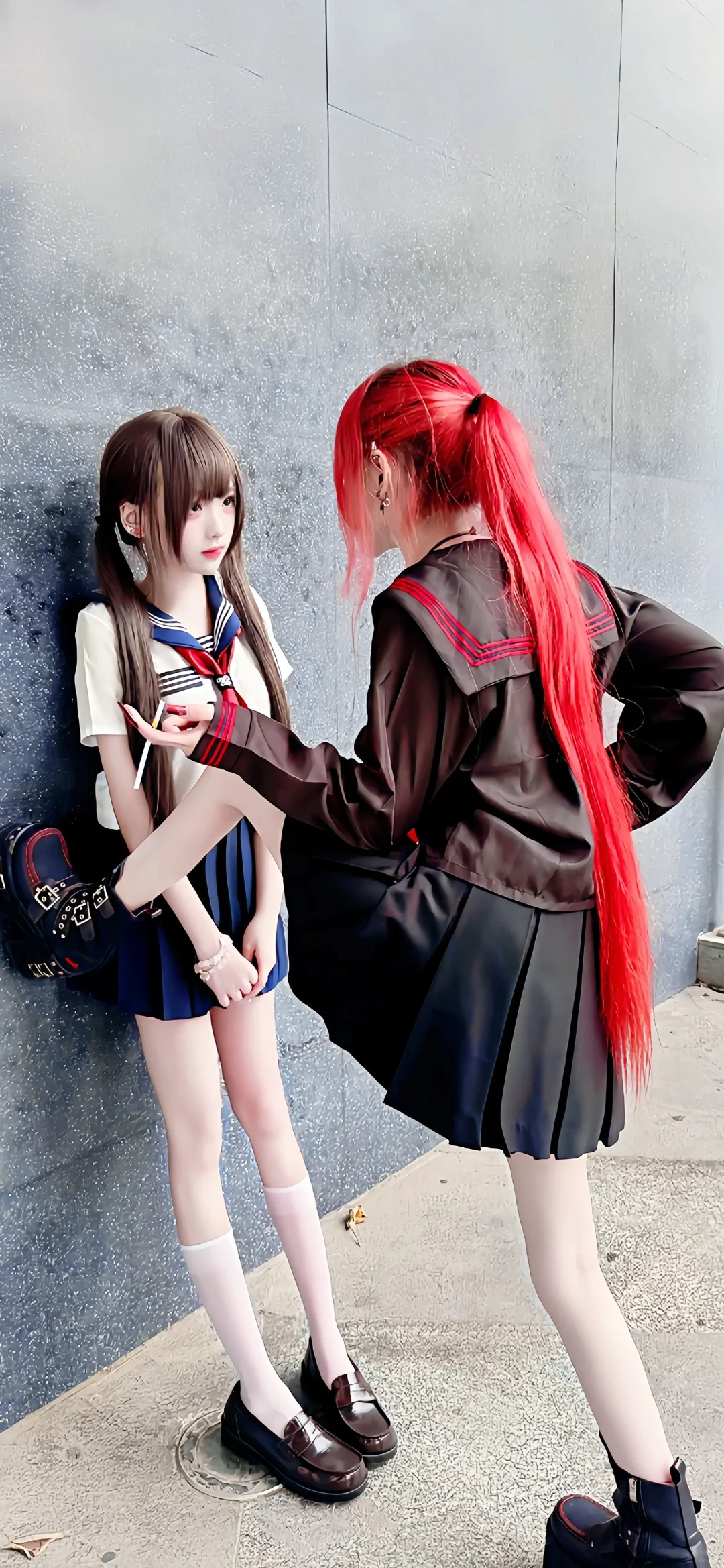 壁纸分享，不介意和jk长腿合个照吧！