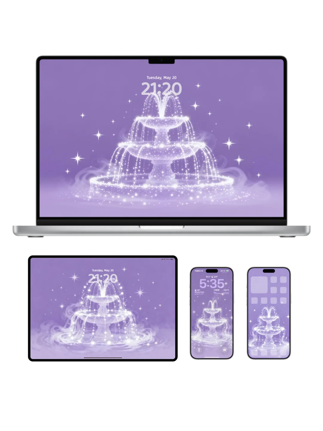 正念壁纸｜星泉疗愈