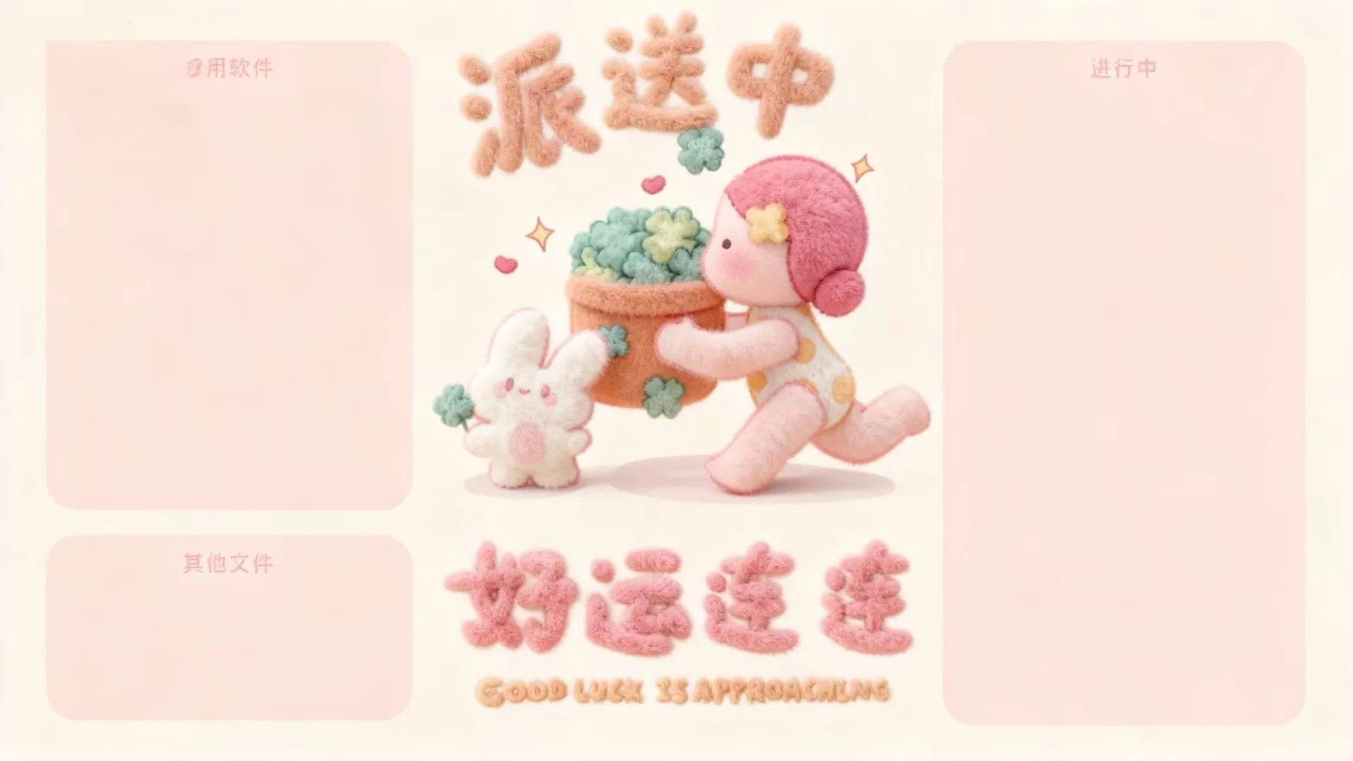 毛绒绒💻分区壁纸｜把软fufu的揣进电脑里～