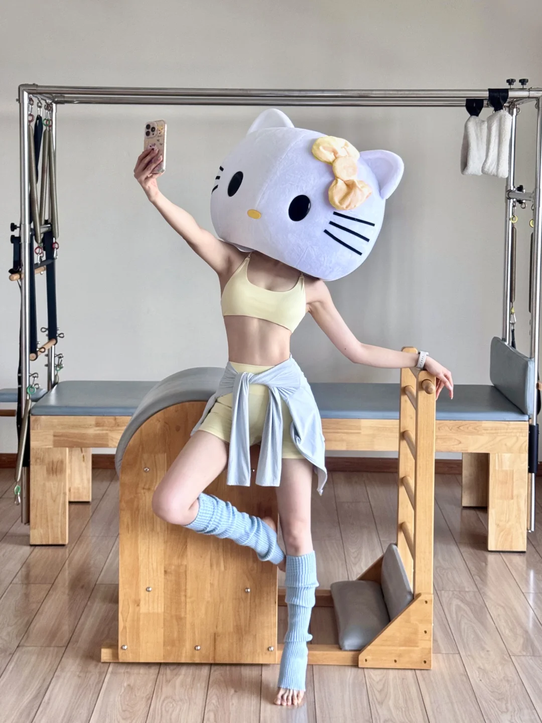 Kitty女士的普拉提日常💛🩵