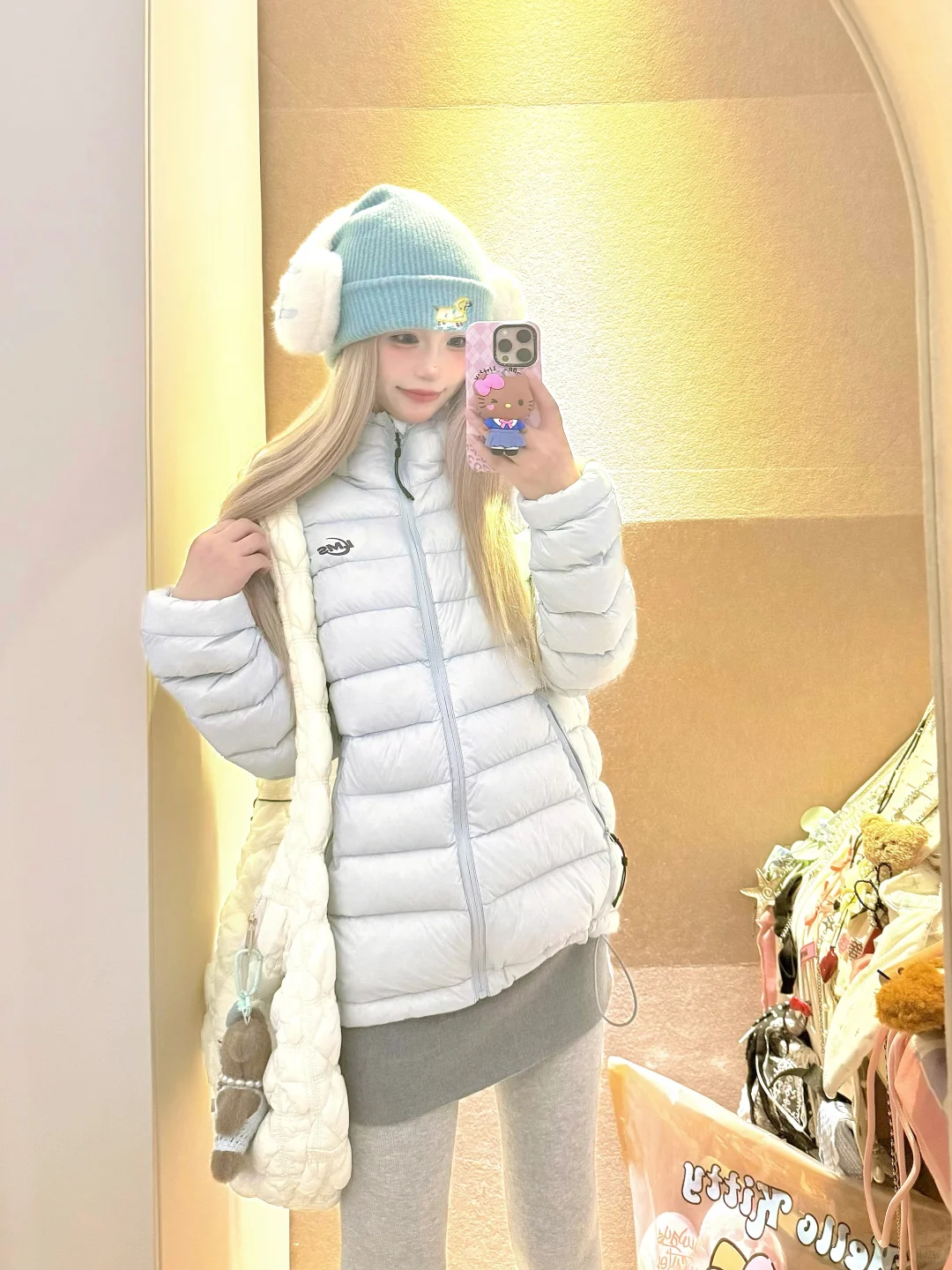 花小钱做大美女!🥰排骨羽绒服🌨️裤袜穿搭🔗