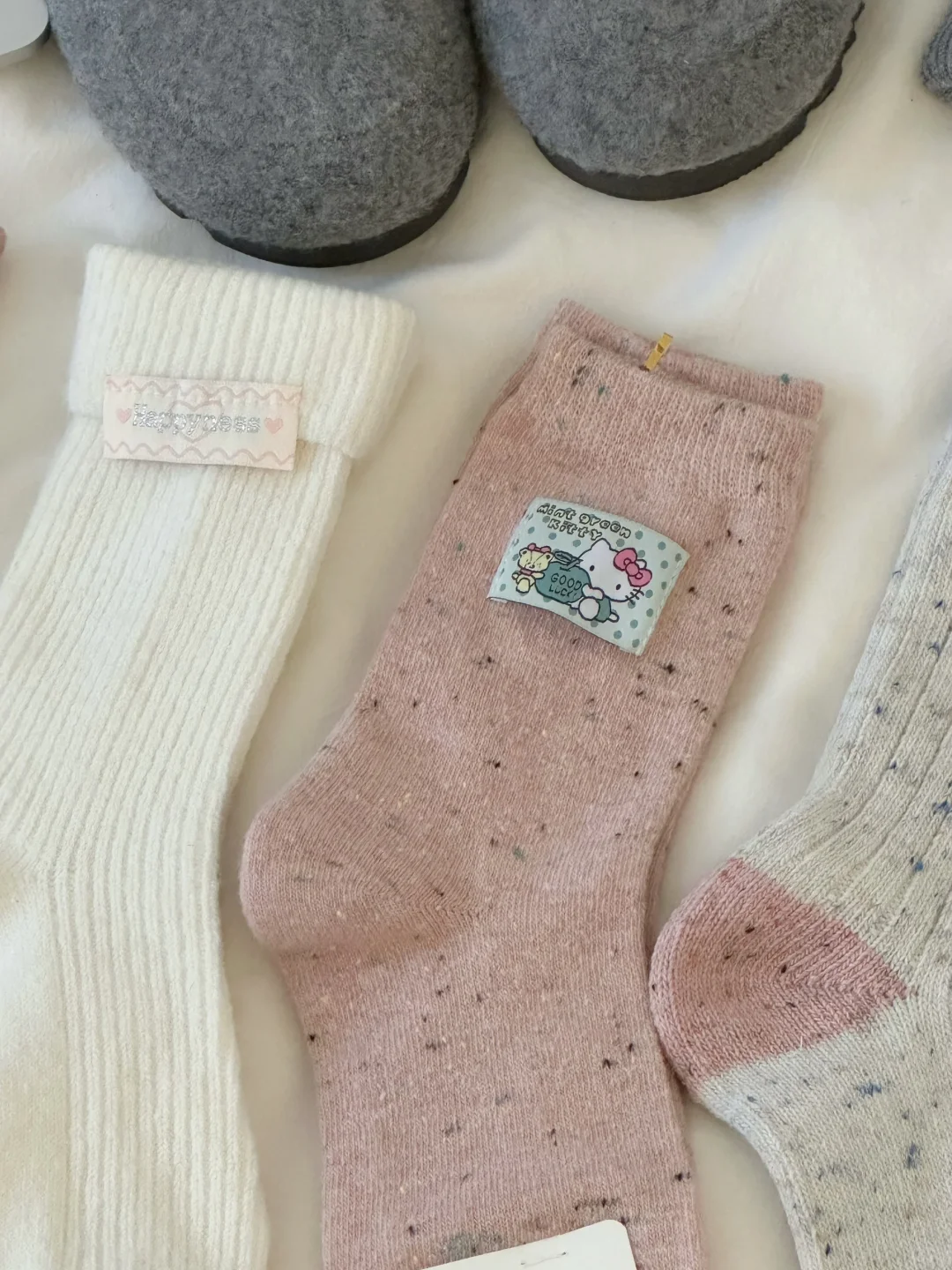 少女感粉色系袜子🎀～氛围感🧦暖暖过冬啦