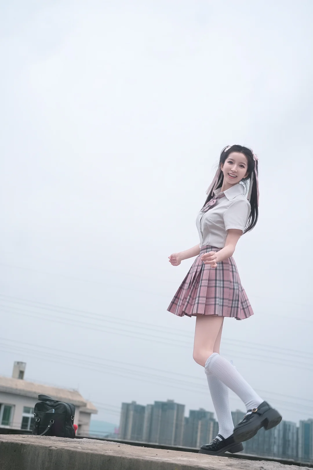 双马尾JK 给你不一样的感觉！