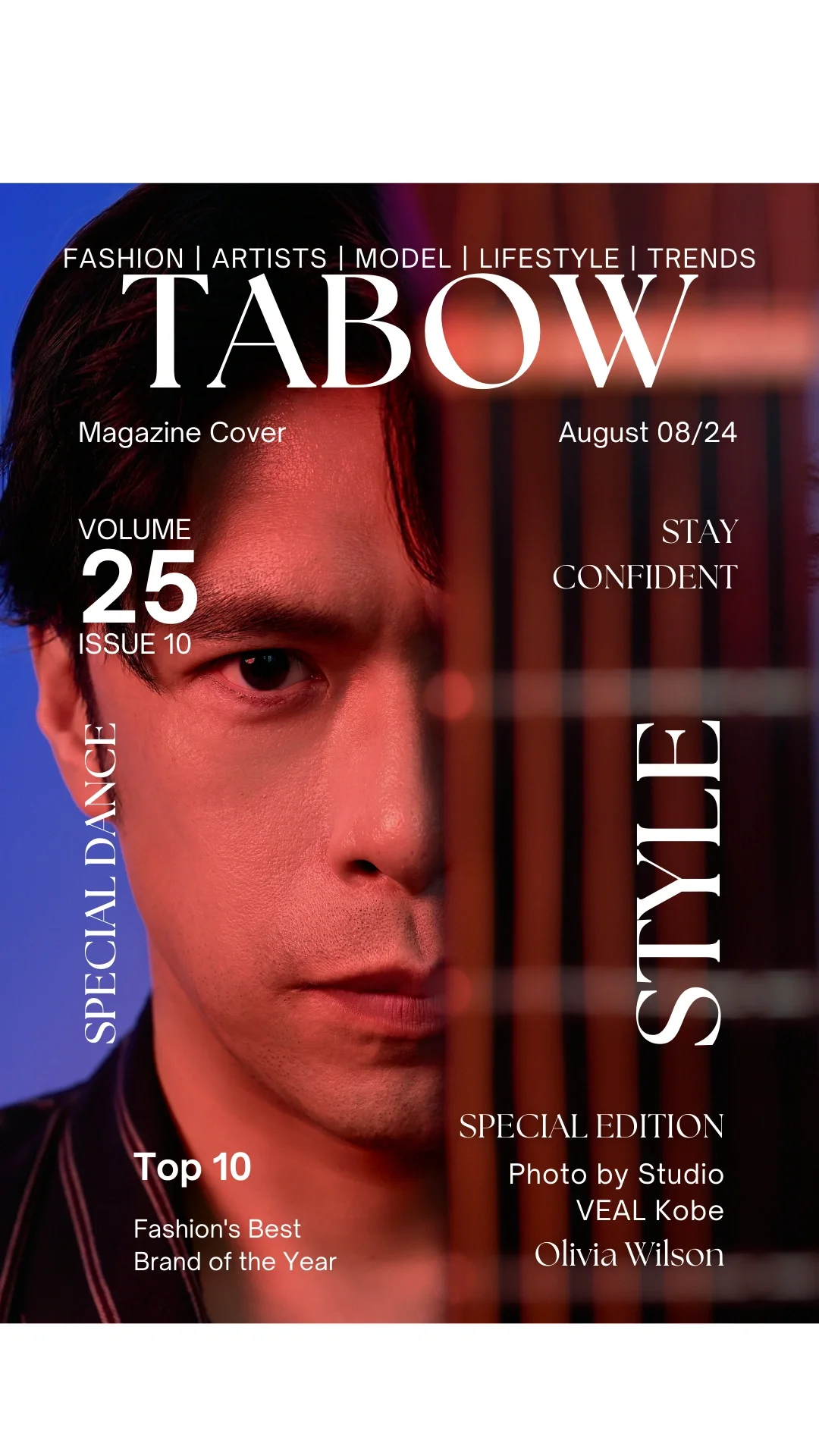 高级美型杂志封面风格📸