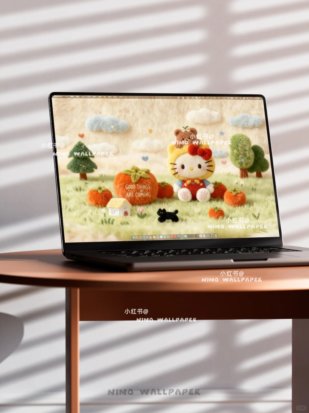Kitty 🍅 柿柿如意丨毛绒版电脑壁纸丨263