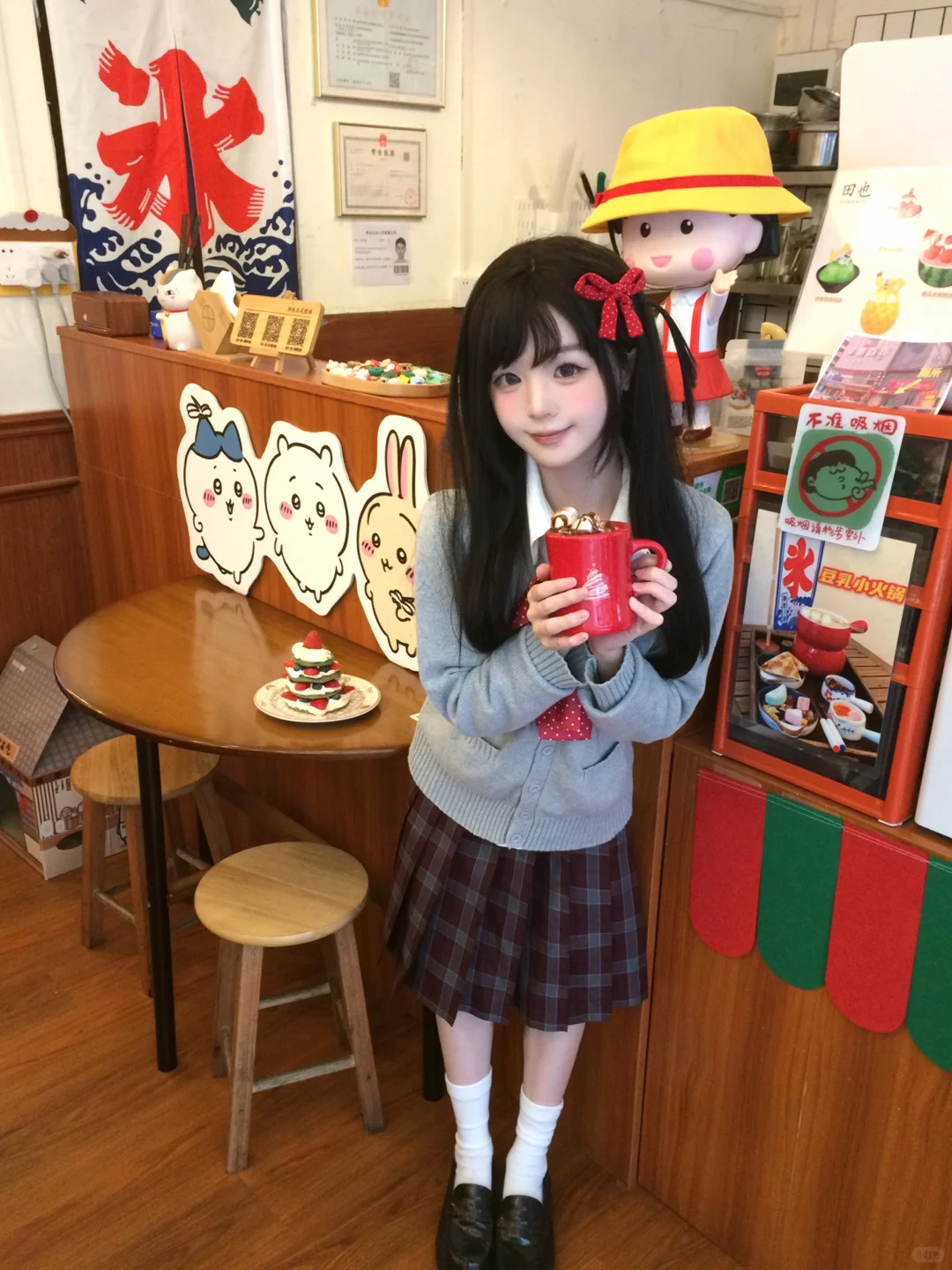 拍照姿势丨🍎适合jk妹萌萌的i人小幅度动作