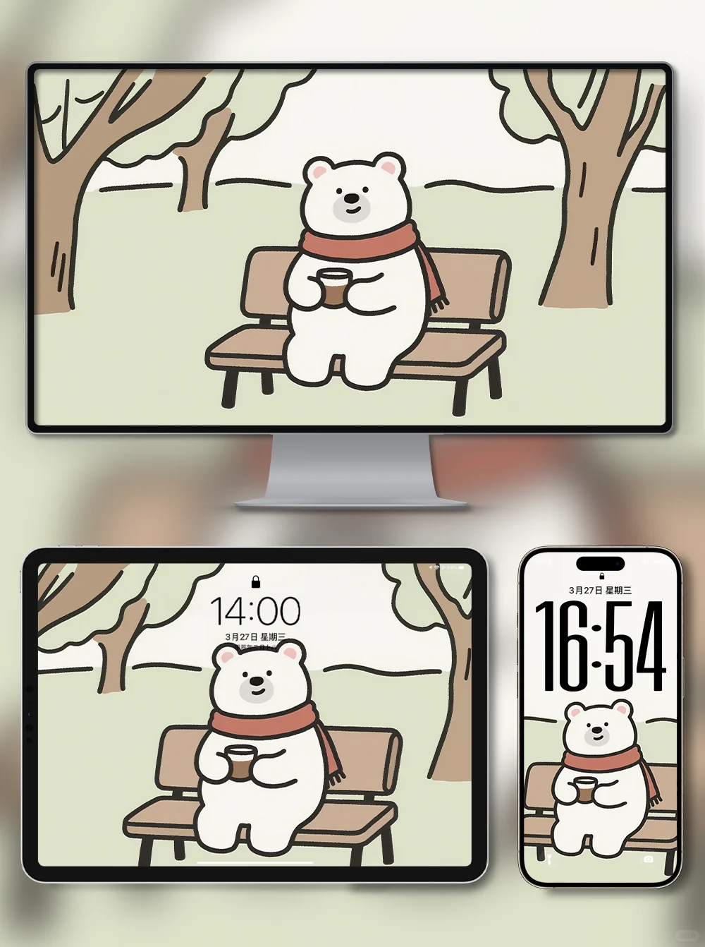 X481-咖啡时光|iPad壁纸|电脑|手机壁纸 4k