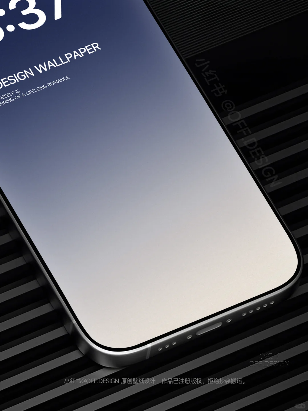 莫兰迪色天蓝｜4k高级感手机壁纸｜324