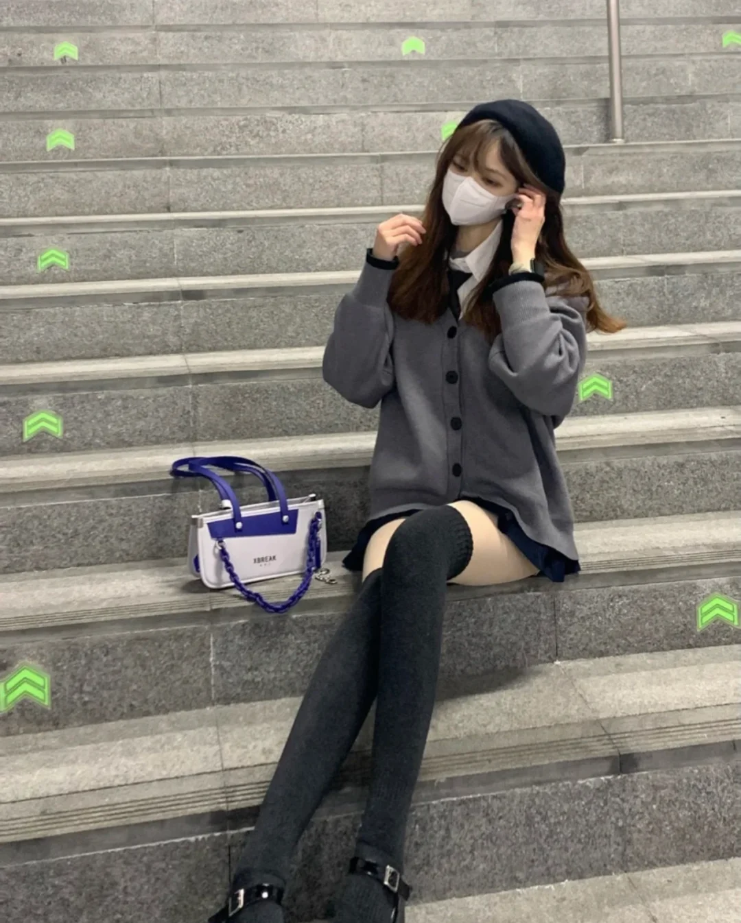 冬季必备过膝长袜