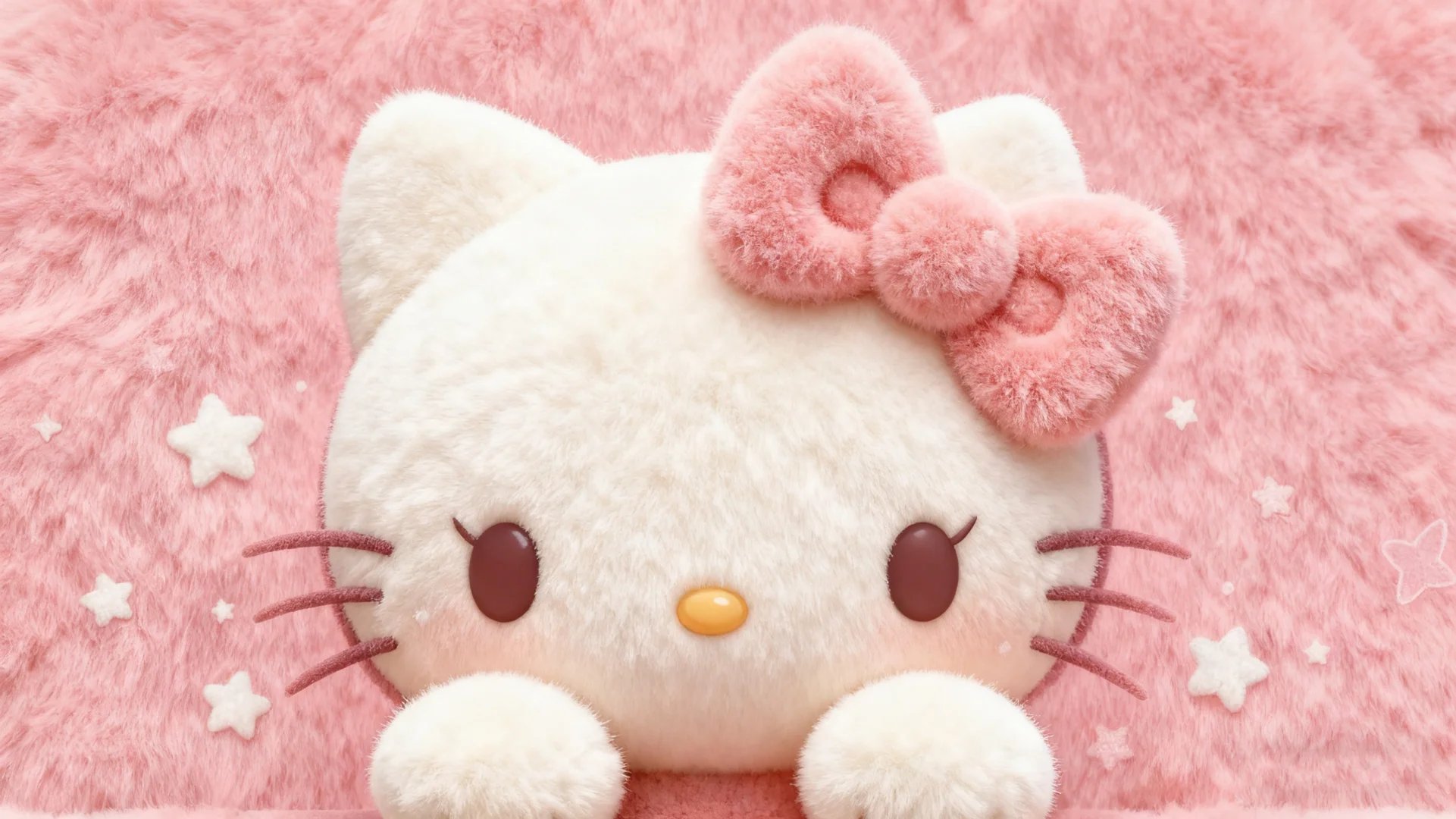 毛绒绒的HelloKitty电脑壁纸18张