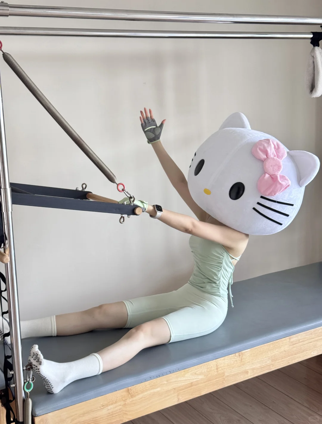 Kitty女士的普拉提日常💛🩵