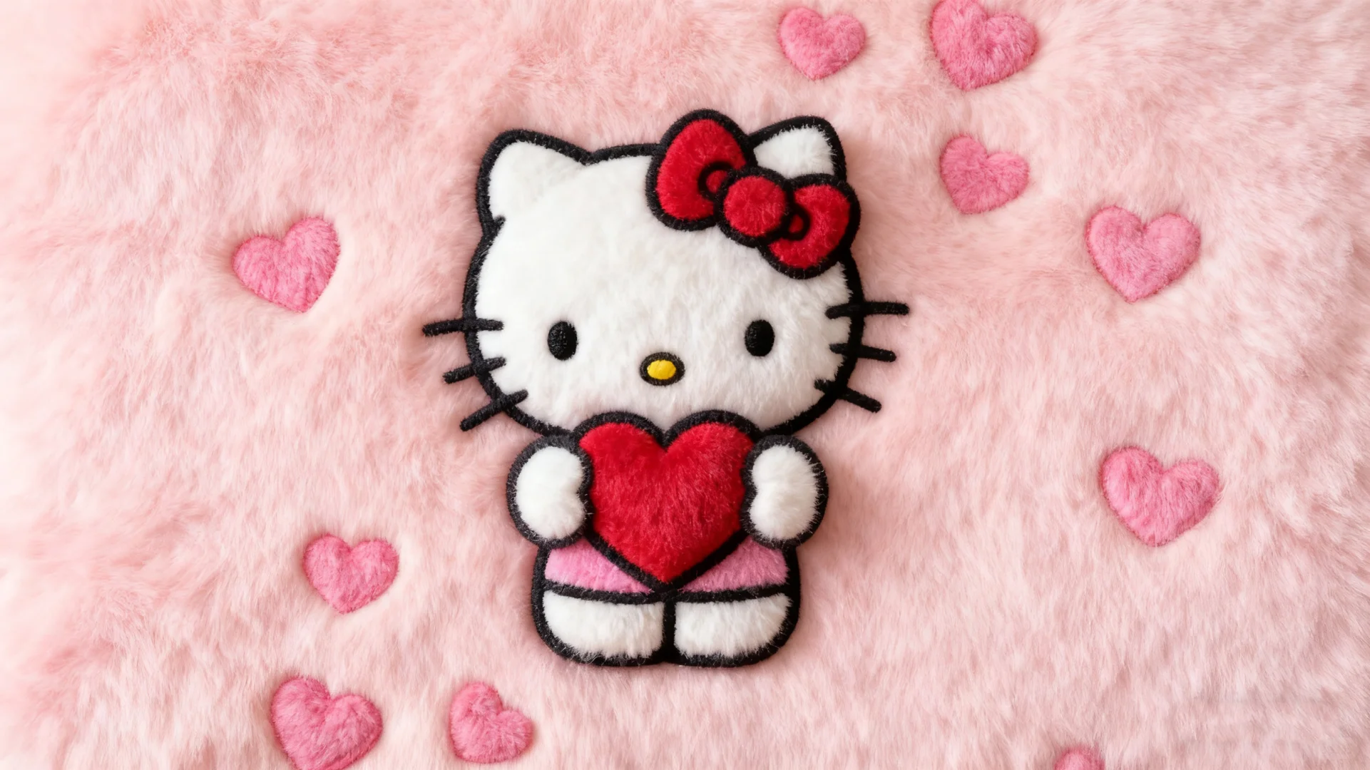 毛绒绒的HelloKitty电脑壁纸18张