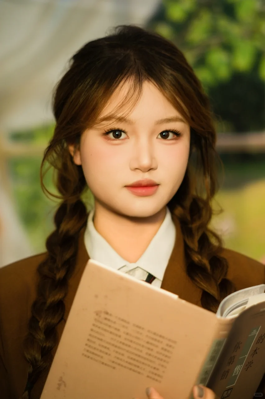 学院风写真，真的好韩啊！