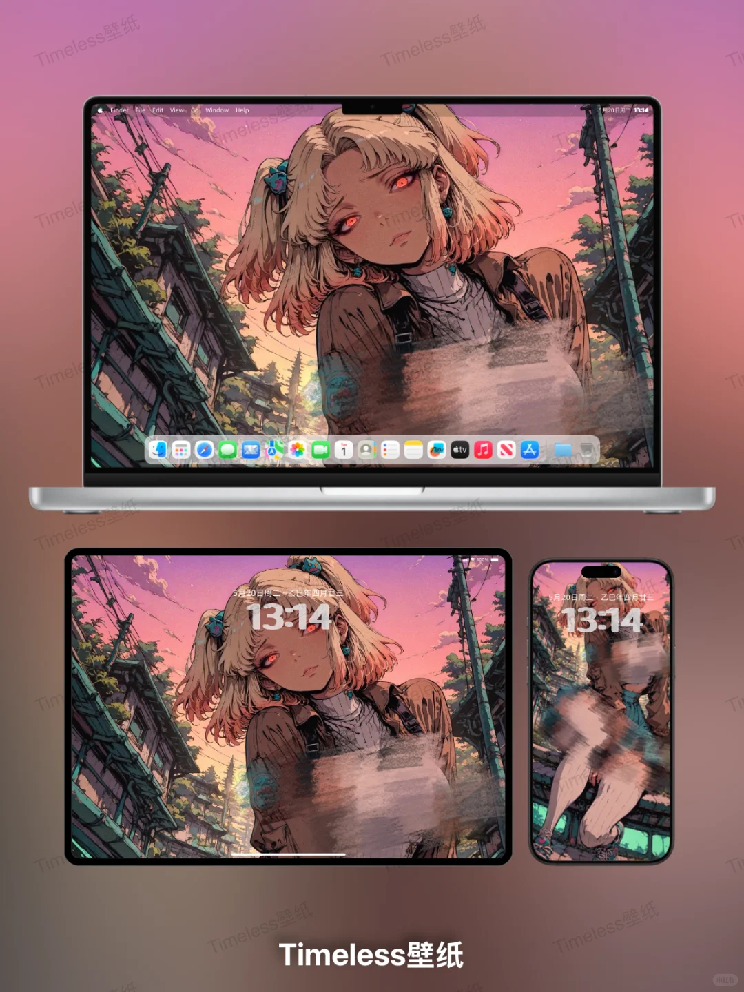 动漫壁纸｜自定义壁纸 双马尾